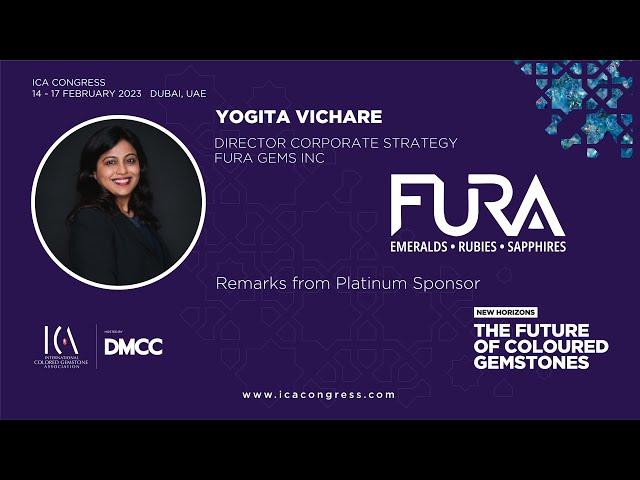 ICA Congress 2023 - Remarks from Platinum Sponsor, Fura Gems Inc.