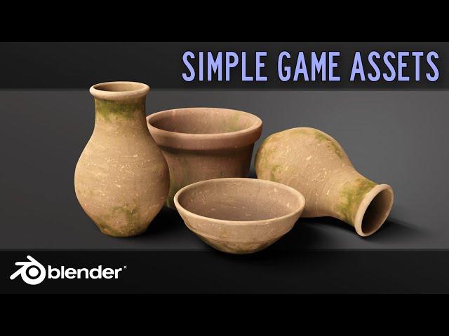 Making Simple Game Assets  |   Easy  |  Blender 2.8