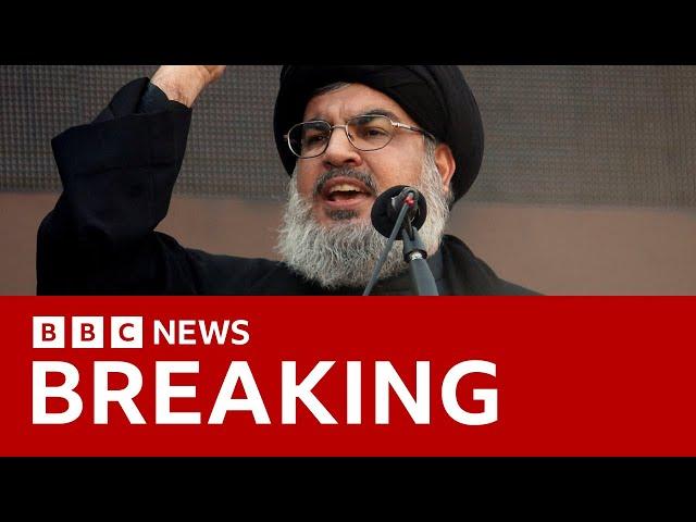 Hezbollah confirms death of leader Hassan Nasrallah after Israeli strikes on Beirut | BBC News