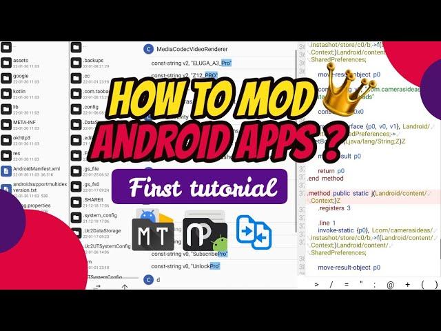 How to Mod Android Apps