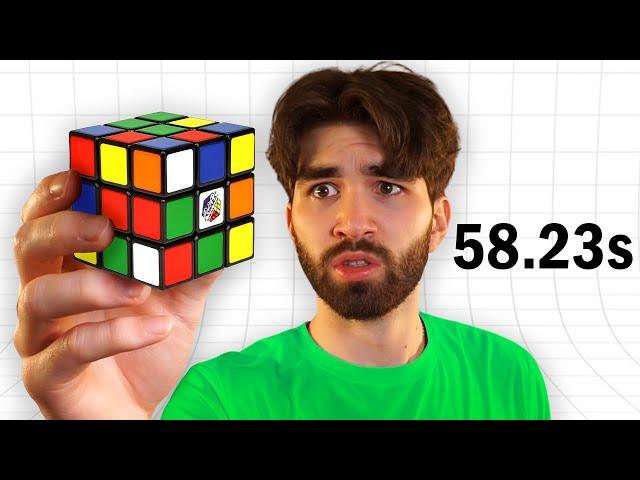 I Tried Solving A Rubik’s Cube In Under 60 Seconds (in 7 days)