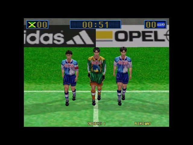 VIRTUA STRIKER 2 VERSION 2000 – 2000 arcade retrogame longplay , Jamaica Playthrough