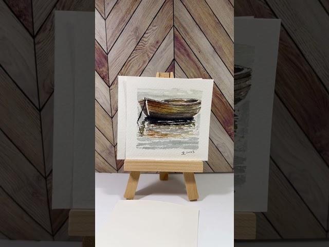 Watercolor original miniature paintings #painting #art #watercolor #gallery #landscapepainting