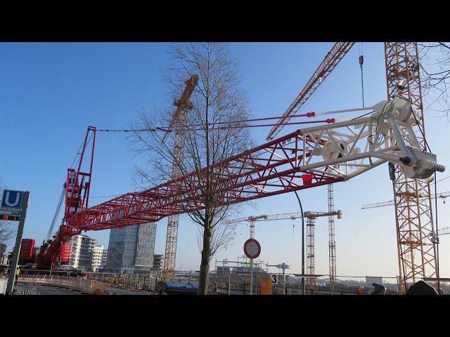 Soeren66 - Mobilkran LIEBHERR LTM 1450-8.1 bei der Montage eines TDK, Teil 2