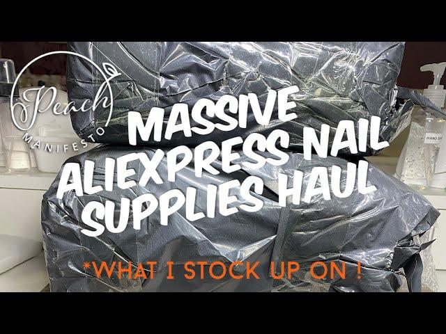 Massive AliExpress Nail Supply Haul!