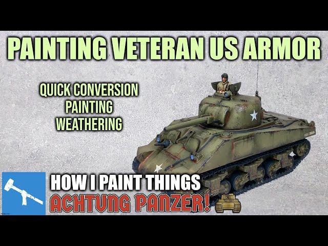 Painting United States Tanks - Colour Modulation Without an Airbrush [How I Paint Things]