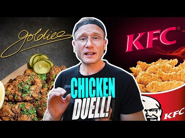 KFC im HÄRTETEST| Berlins FAST FOOD KÖNIG „Goldies“ vs KFC