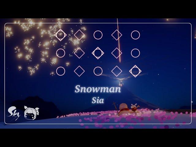 【𝐒𝐤𝐲 𝐂𝐨𝐭𝐋】 [Sheet] 「Snowman」 - Sia | Sky Piano Music Cover & Lyrics by Sky Solar