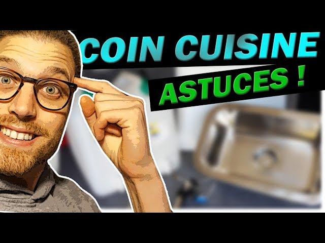 ASTUCES COIN CUISINE SIMPLE & EFFICACE EN FOURGON AMÉNAGÉ ! VAN LIFE FORD TRANSIT