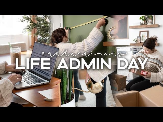 LIFE ADMIN DAY  | Tackling To-Do's, Getting My Life Together & Resetting For The New Year