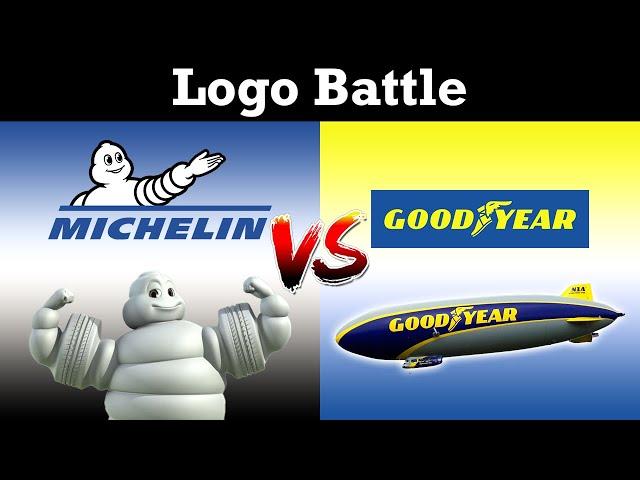 Michelin VS Goodyear - Logo Battle