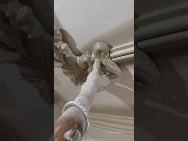 Beautiful House Ceiling Corner DesignMaking #shorts