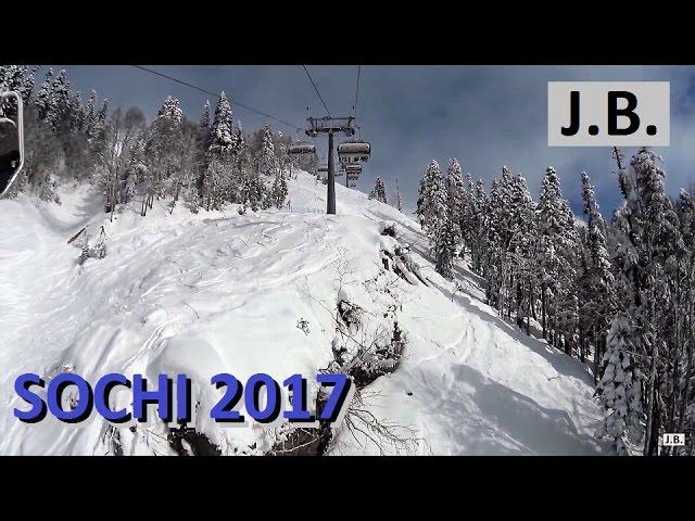 New ski lift & freeride area in Rosa Khutor, Sochi 2017