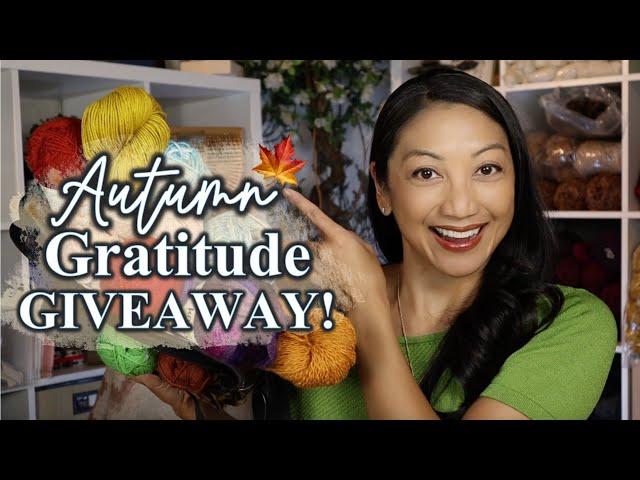 YARN HAUL AUTUMN 2022 GRATITUDE GIVEAWAY & CROCHET SUPPLIES | For Crochet Business or Hobby