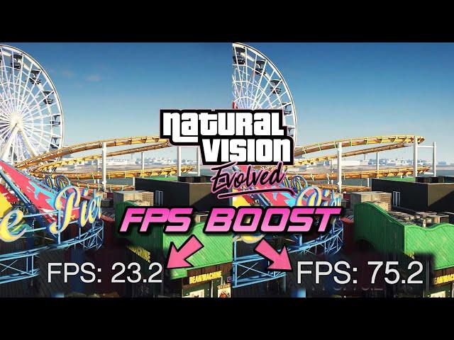 GTA 5 - NaturalVision Evolved - PERFORMANCE BOOST Benchmark - 1080p, 2K, 4K