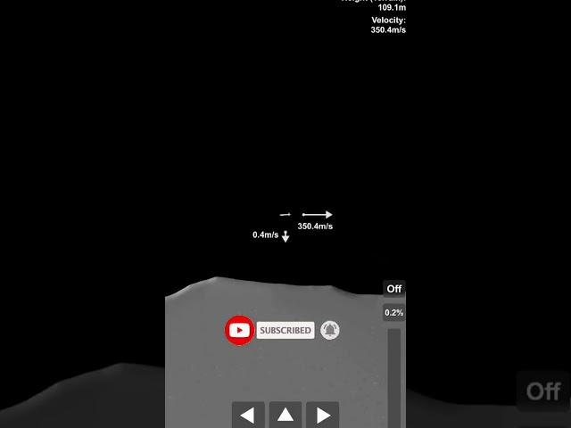 Closest Moon Orbit Ever In Space Flight Simulator #shorts #spaceflightsimulator #chandrayaan3 #isro