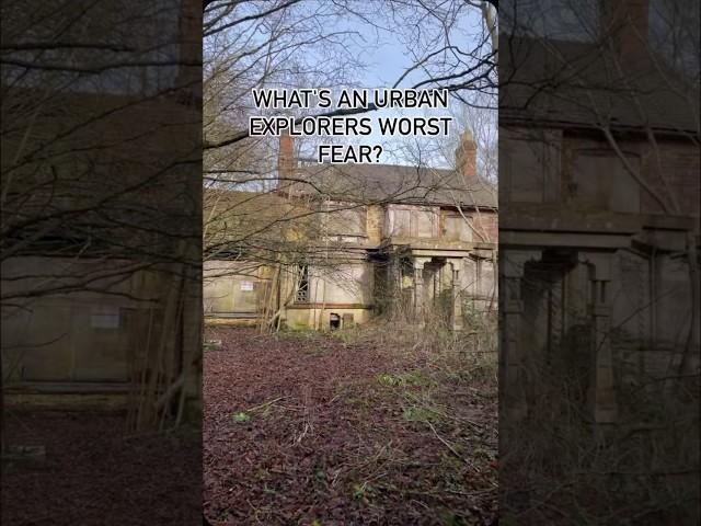 What's An Urban Explorers Worst Fear? This  #abandoned #abandonedplaces