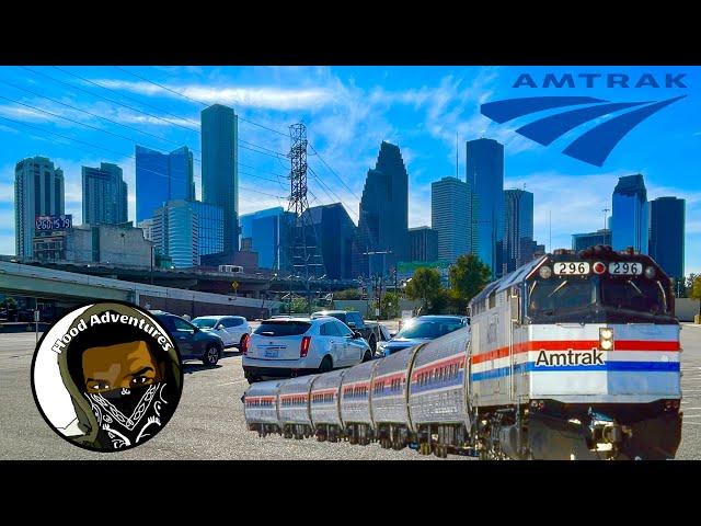 AMTRAK RIDE THROUGH SUGAR LAND, STAFFORD, MISSOURI CITY TO HOUSTON