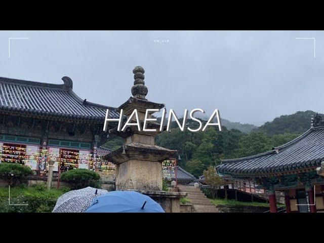 [Korea] Haeinsa Temple-Stay Couple V-log Day 1 해인사 템플스테이1