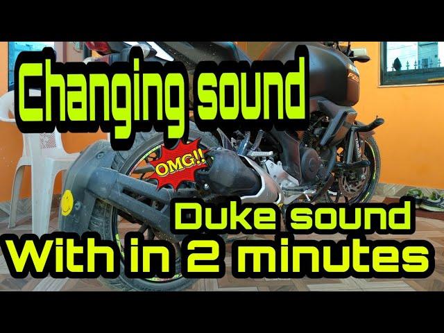 Yamaha Fzs V3.0 Exhaust sound change || VerY Very Easy