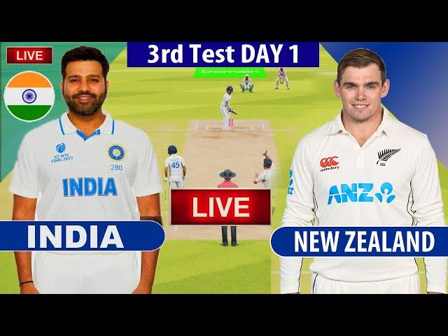 Live IND Vs NZ Test Match Score | Live Cricket Match Today | IND vs NZ live 1st innings Last ov