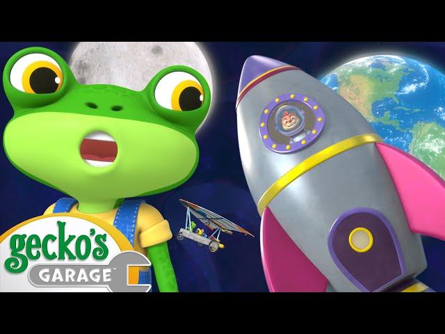 Weasel's Space Adventure | Gecko's Garage | Trucks For Children | Cartoons For Kids