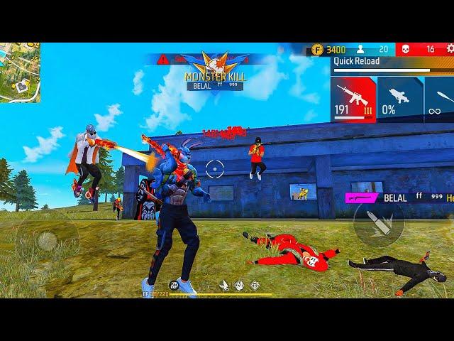 White444 Hacker 90% Headshot Rate | Solo Vs Squad Full Gameplay | Poco x3 ProiPhone 13 FreeFire