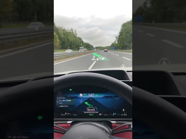 Active Lane Change Assist in the S-Class 2021