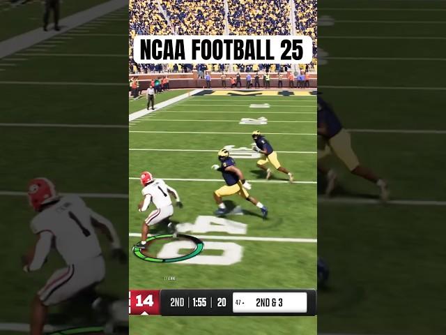 LMAO BRO HAD NO CHANCE! #ncaacollegefootball25 #mikewhitjr