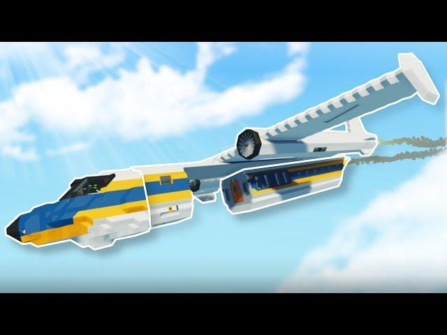 PLANE SPLITS IN EMERGENCY! - Stormworks Multiplayer Gameplay - Plane Survival