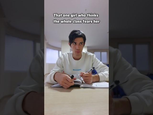 That classmate that want to fear #funny #classmate #friend #relatable