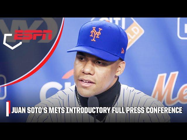 Juan Soto's FULL introductory press conference with the New York Mets | ESPN MLB