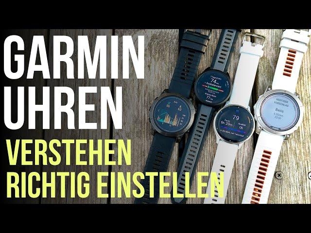 Garmin Guide: Deine Forerunner Fenix Epix Venu besser verstehen