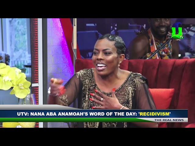 Akrobeto gives an in-depth explanation of Nana Aba Anamoah's "Ricidivism" on #RealNews