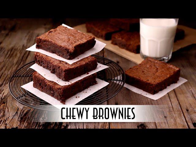 Chewy Brownies​ | Triple Chocolate