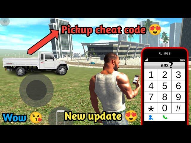 Mahindra pickup cheat code | Indian bike driving 3d | New update | All cheat code 