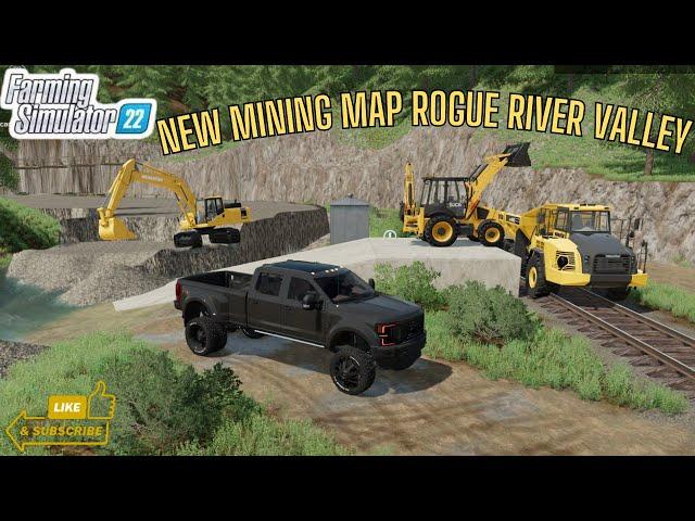 New Mining Map Rogue River Valley | farming simulator 22 #farmingsimulator22 #fs22 #simulator