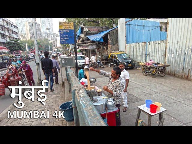 Life Ambience in Mumbai, India  - Walking Tour INDIA (4K UHD)