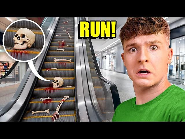 IF YOU SEE HUMAN BONES in an Abandoned Mall, run.. (it's a trap)