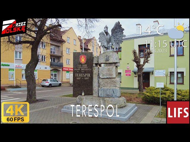 4k POLAND‍️#WALK ~ TERESPOL  BIAŁORUŚ 🪤 WSCHÓD POLSKI   GRANICA 🪪 ~ 60fps #PrzezPolskę