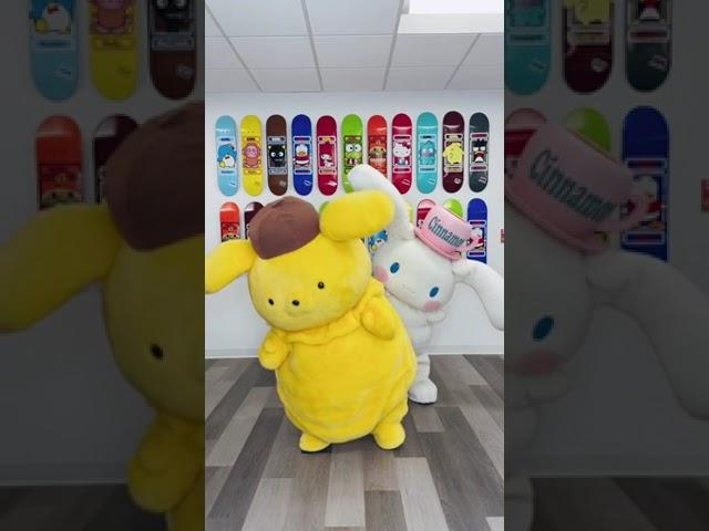 La la la  #cinnamoroll #pompompurin #dance #sanrio #shorts