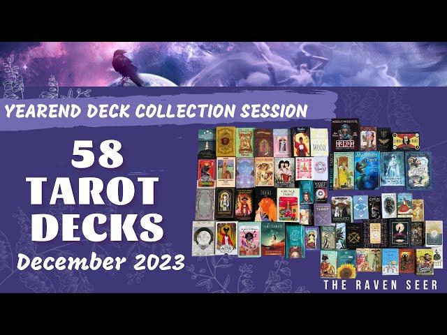 2023 TAROT DECK COLLECTION - Show and tell of my 58 tarot decks! 