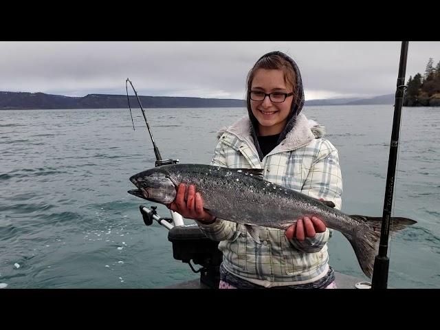 Winter King Salmon Fishing in Homer, Alaska