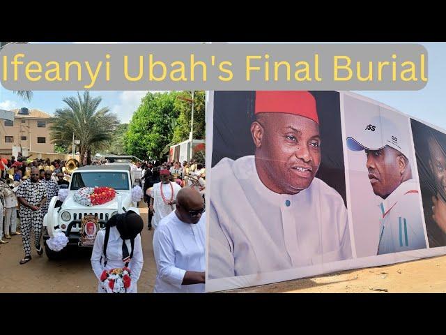 Senator Dr Patrick Ifeanyị Ubah's Final Burial || His Body Arriving His Home In Nnewi, Anambra State