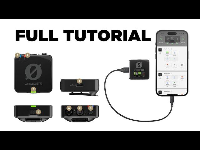 Rode Wireless Pro Beginners Guide/Tutorial