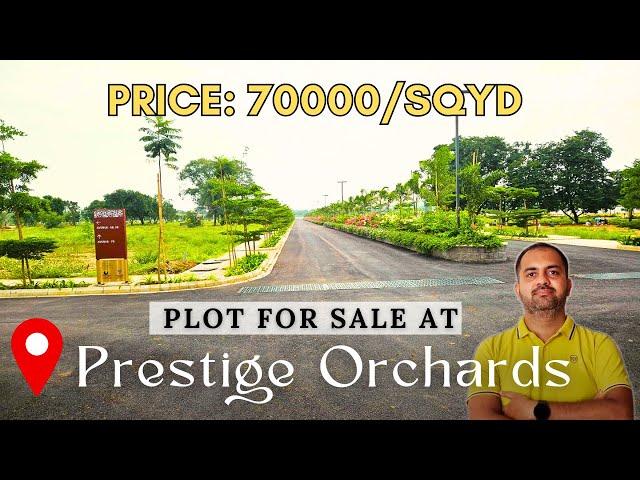 Plot for sale at Prestige Orchards | Premium Residential plots in Shamshabad | Construction update