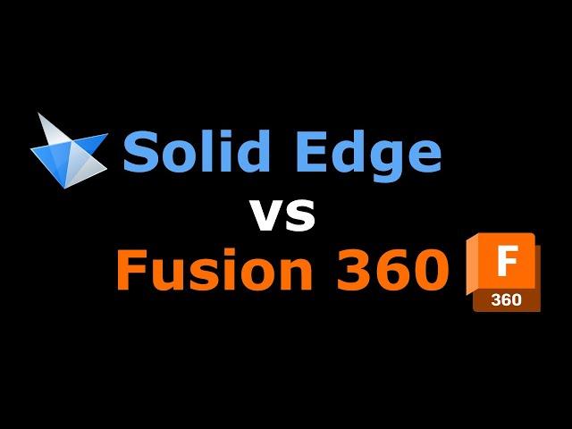 Solid Edge vs. Fusion 360 - Modeling a 3D Printable Wire Spool
