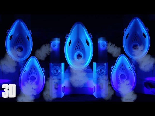 ASMR Aerosol 3D (Nine nebulizers) Amazing white noise for sleep 