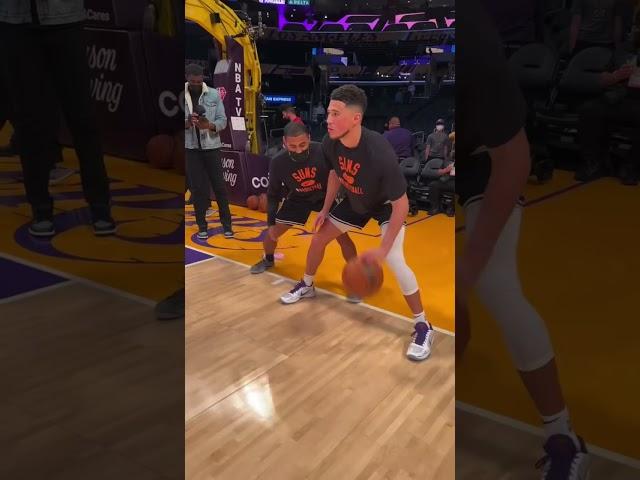 Devin Booker Training In Los Angeles 