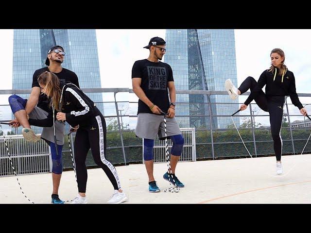 PRO JUMP ROPE FREESTYLER TEACHES RUSH ATHLETICS SOME CRAZY TRICKS!